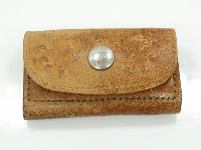 Vintage Handmade Cow Hide Coin/Money Purse (1 of 6)