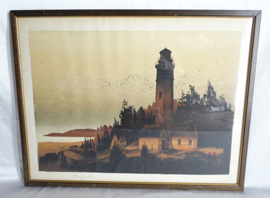 Elton Bennett "The Sea Watch" Original Serigraph (1 of 6)
