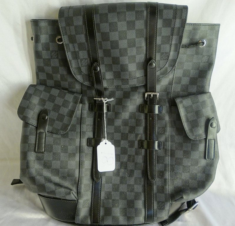 Louis Vuitton "LV" Damier Christopher PM Backpack (1 of 6)