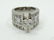 5.50ctw Diamond Solid 18K Ring W/2.00ct Solitaire - 6