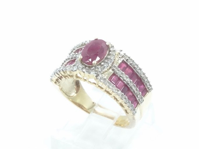 1.50CTW Ruby, 1.00CTW Diamond, & 10K YG Ring (1 of 4)