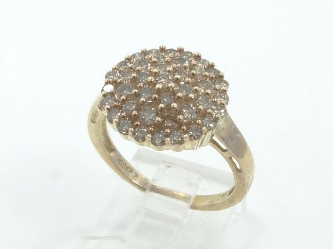 2.20CTW Diamond & 10K Yellow Gold Cocktail Ring (1 of 3)