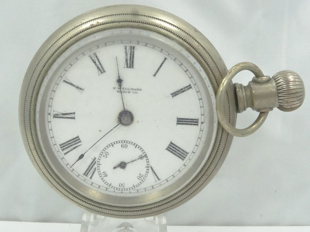 1800's NY Standard Watch Co. Railroad Pocket Watch (1 of 6)