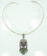 Sajen .925 Silver Necklace & Obsidian Goddess