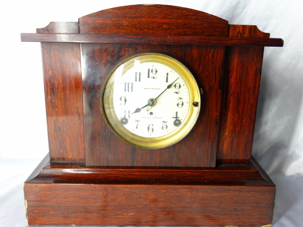 Antique Seth Thomas Wooden Mantle Clock (1 of 7)