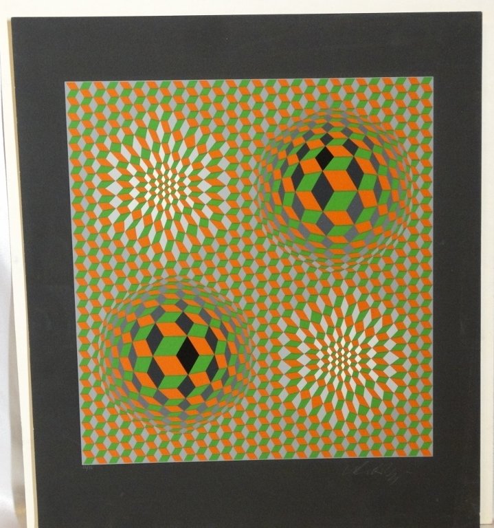Victor Vasarely (1906-1997) Signed Original (1 of 4)