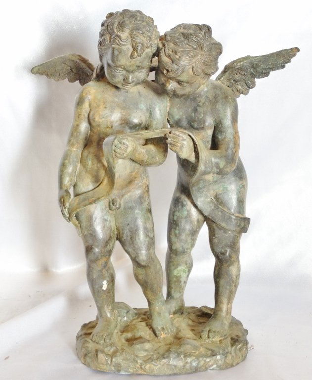 Bronze Sculpture of "Two Churubs" (1 of 3)