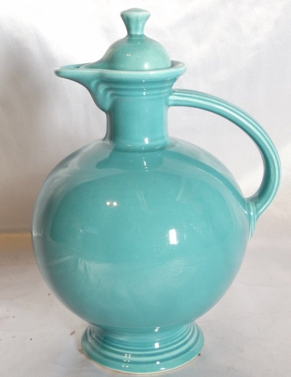 Fiestaware Turquoise Blue Carafe Pitcher