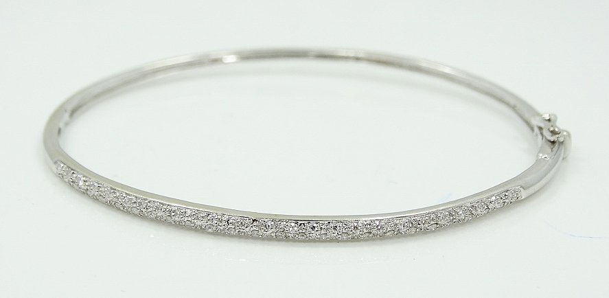 14K Bracelet W/0.50ctw Pave-Set Diamonds (1 of 3)
