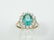 1.2ctw Diamond, 2.5ct Blue Topaz, & 10K Gold Ring - 2