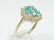 1.2ctw Diamond, 2.5ct Blue Topaz, & 10K Gold Ring - 3