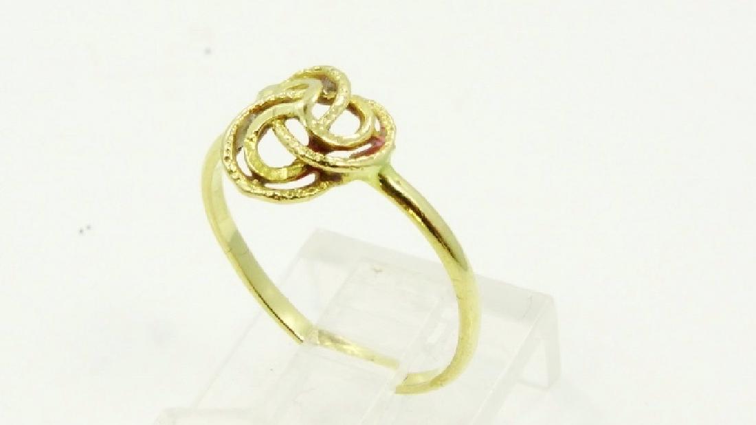 Solid 14K Yellow Gold "Celtic Knot" Ring (1 of 3)