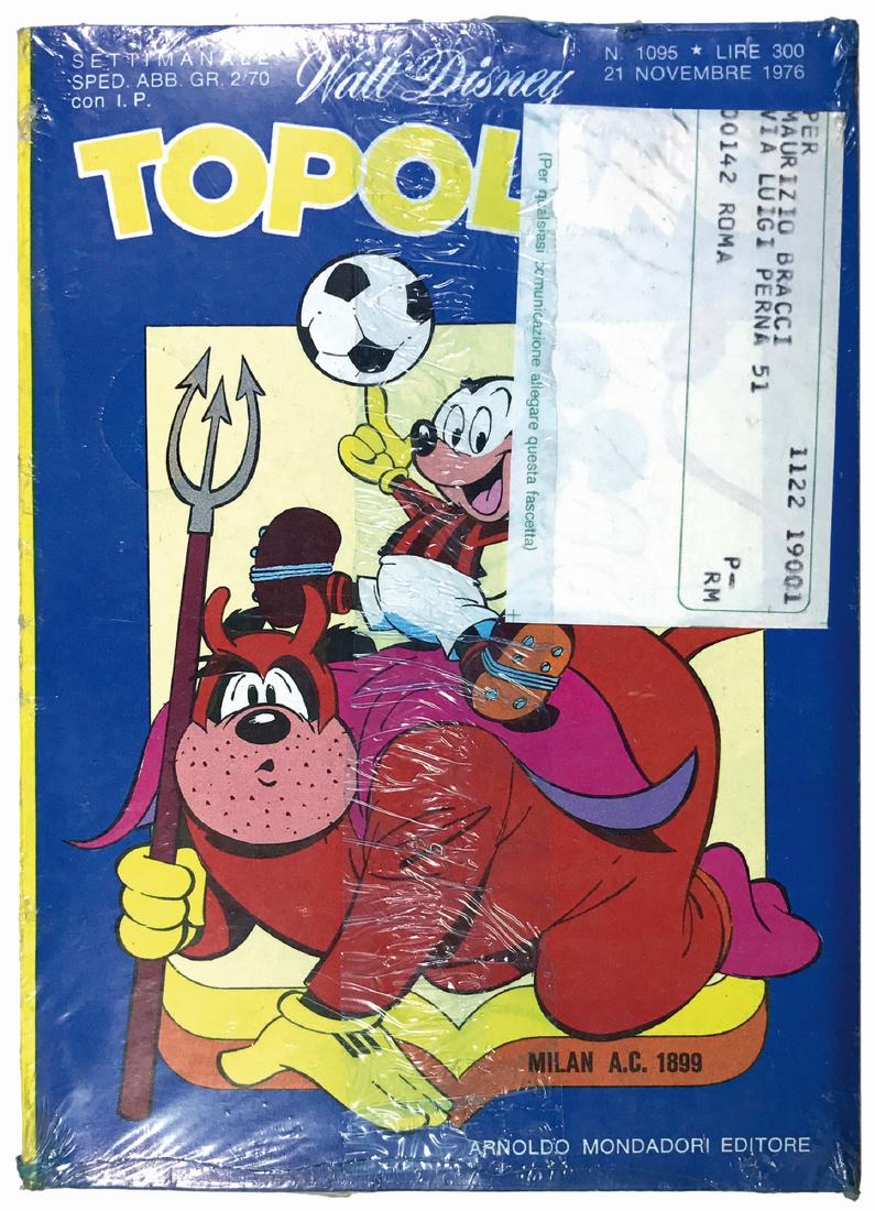 Topolino Libretto n.1095: Topolino Libretto n.1095 IT 1976, in blister abbonato blu con catalogo Barbie Mattel. In eccellente stato, piccola apertura al Blister. Raro. ENG Still sealed, excellent conditions, an opening to sea
