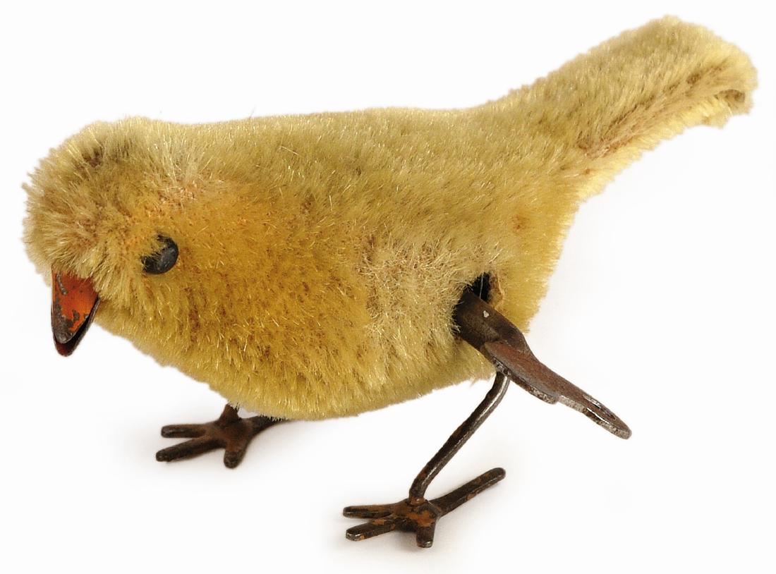 Canarino Pic-Pic 705c: Anteguerra, cm.12x7, peluche in ottimo stato. Funzionante. ENG Prewar, plush in very good condition, working.