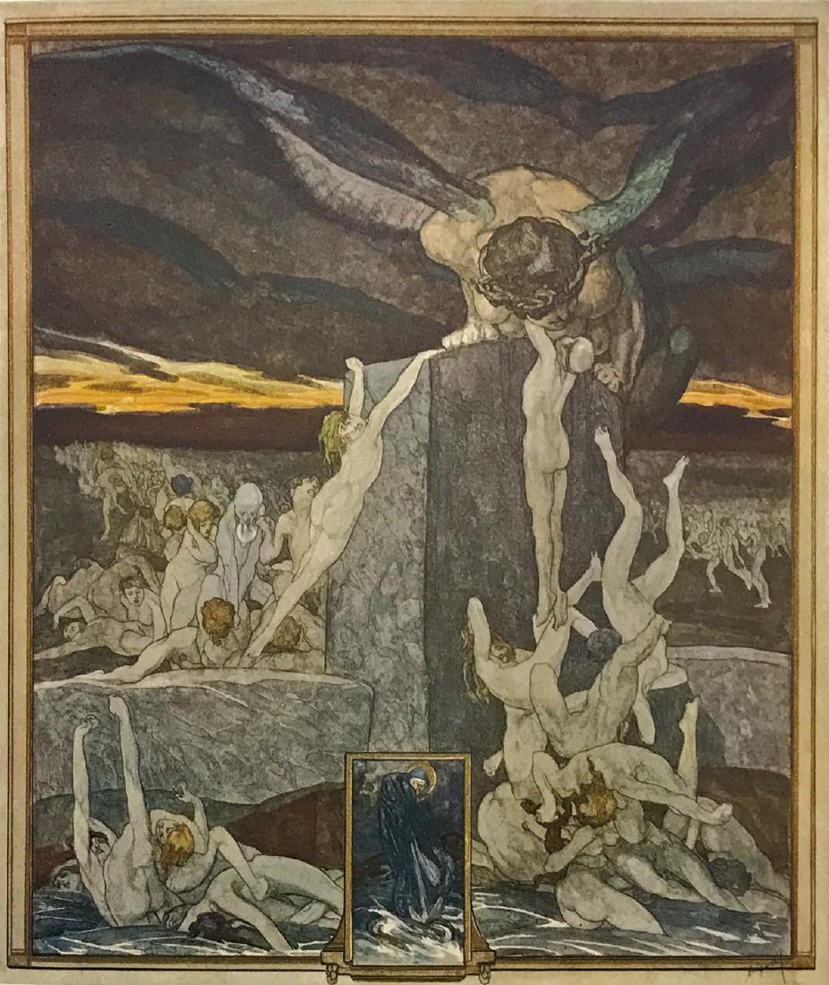 FRANZ VON BAYROS  Die Göttliche Komödie. La Divina (1 of 1)