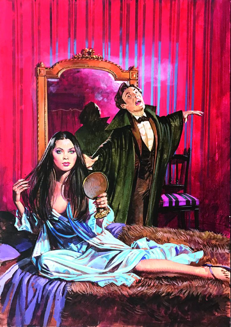 EMANUELE TAGLIETTI - Sukia: Gigolo: Originale di copertina per il n. 77, Edifumetto 1981; edito anche in Francia nella serie Electrochoc n. 28. Tempera su cartone, cm 25,5x36,5. Ottimo stato.
