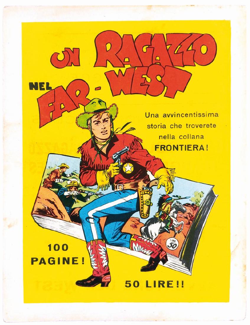 N. 2 Uno contro venti,: con strillo 100 pagine, cm 16,5x21,5. Eccellente stato di conservazione, lievi ingialliture al dorso; piccolo restauro in corrispondenza della cordonatura della copertina.
