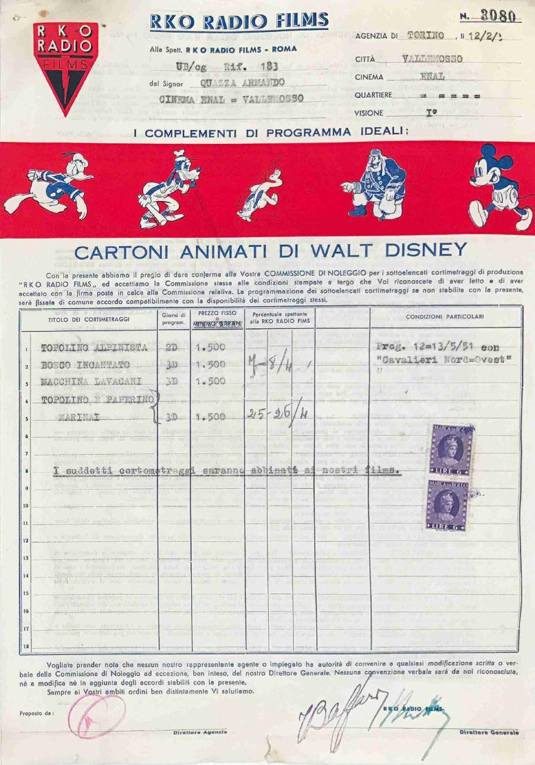 RKO Radio Films - Cartoni Animati di Walt Disney (1 of 1)