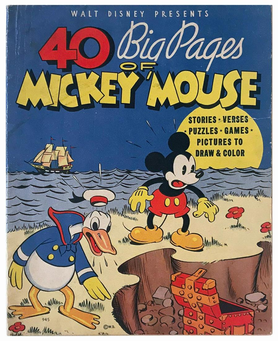 40 Big Pages of Mickey Mouse (1 of 2)
