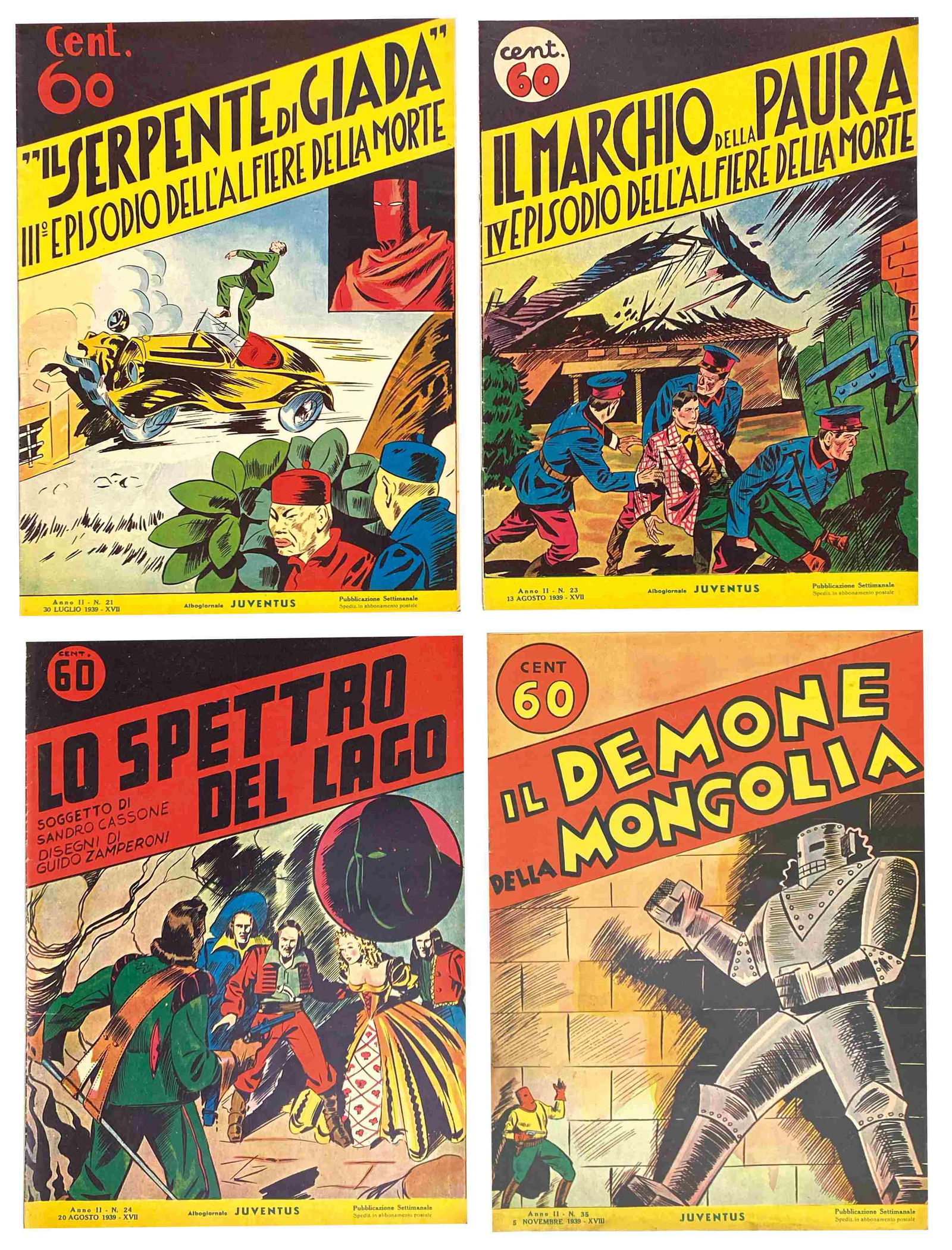 COSSIO; CANIFF  -  Albo Giornale Juventus (1 of 1)