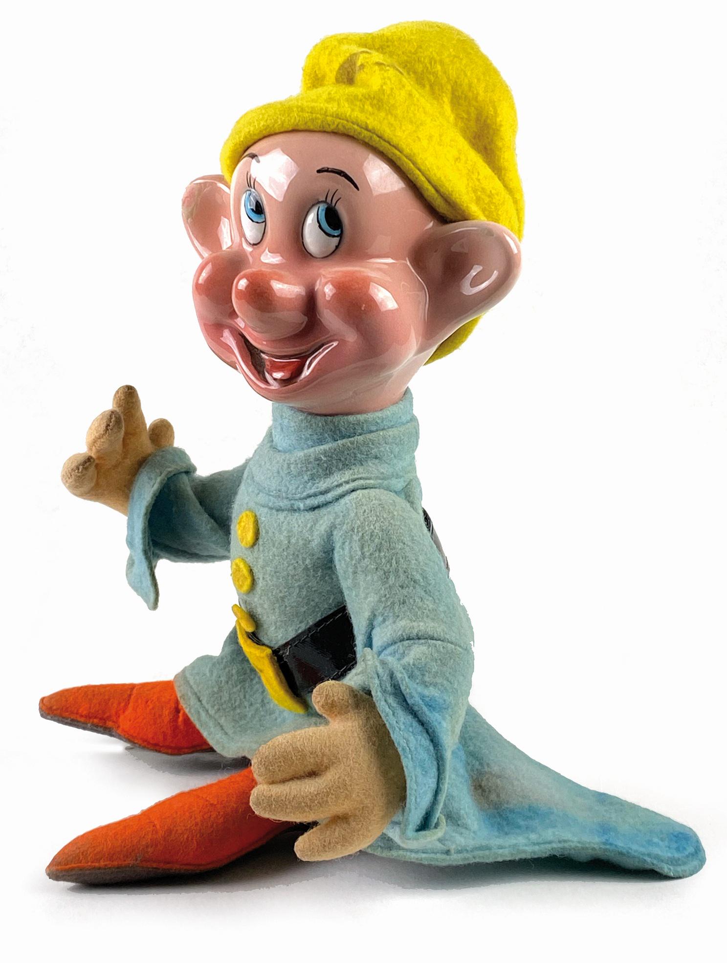 Cucciolo Pupazzo in Panno Lenci e Ceramica (1 of 1)