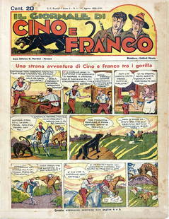 Il Giornale di Cino e Franco; Giungla!: Edizione Nerbini. Collezione comÂ­pleta 1935-1939 dal n. 1 al n. 220, 1941 dal n. 1 (16) al n. 28 (43). Serie completa dei 248 numeri diÂ­visi in due serie. La numerazione non Ã¨ progressiva