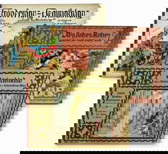 Marienkind ed altre fiabe: LEFLER, LIEBERMANN, STAFFEN - Marienkind ed altre fiabe. Lotto composto da 3 volumi, ed. Scholz, Mainz; anni '10. â€œMarienkind”; â€œKindersang - Heimatklang”; â€œDie Sieben