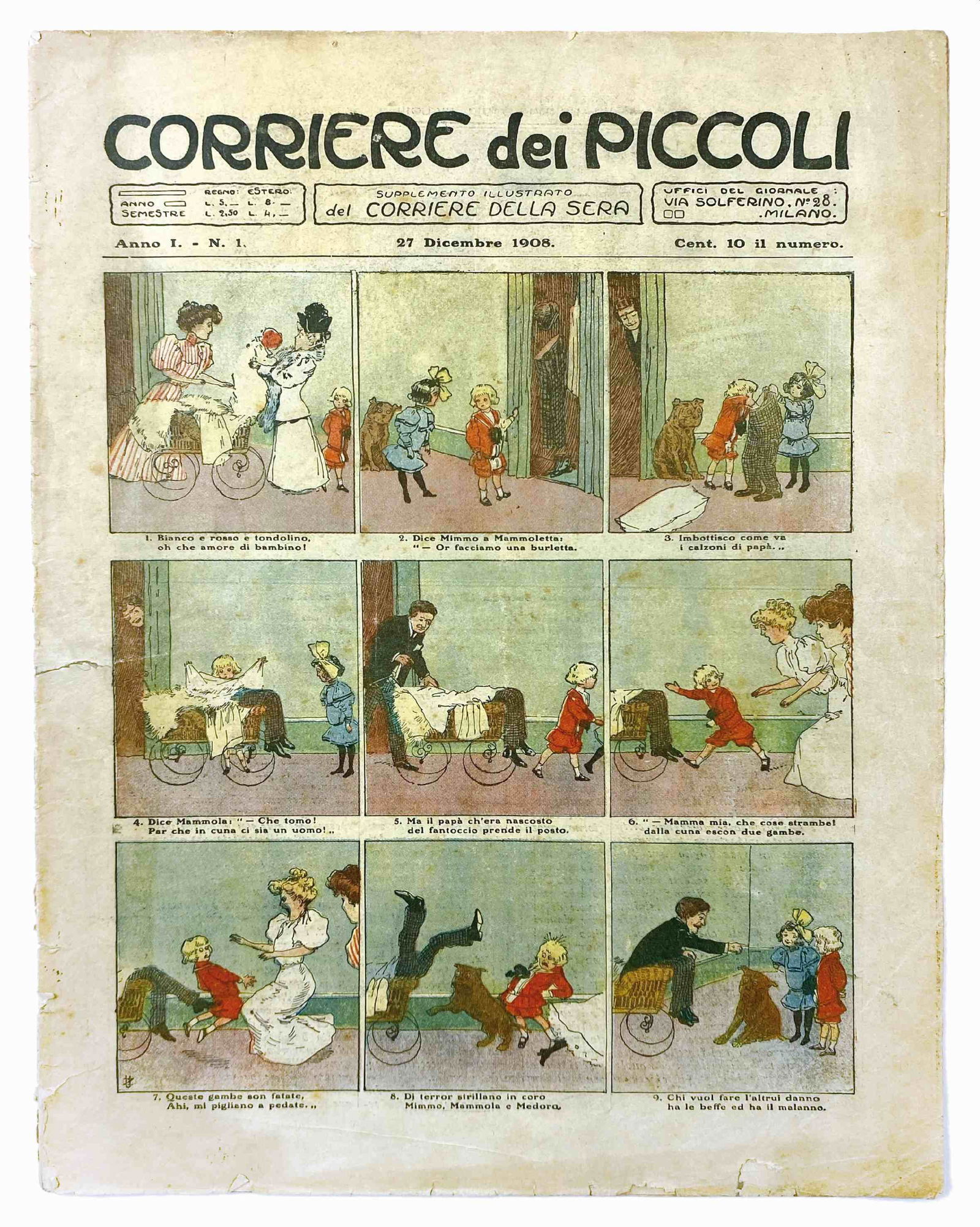 Corriere dei Piccoli 1908/1909 (1 of 2)