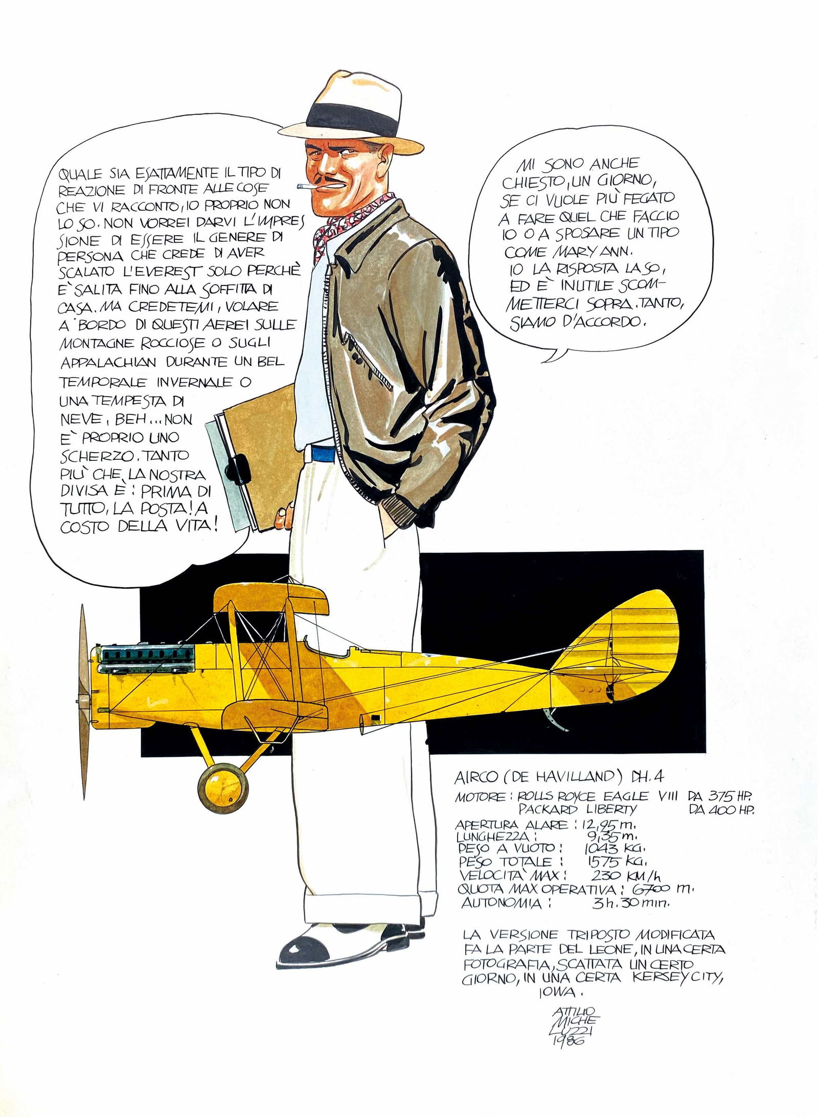 ATTILIO MICHELUZZI  -  Air Mail (1 of 1)