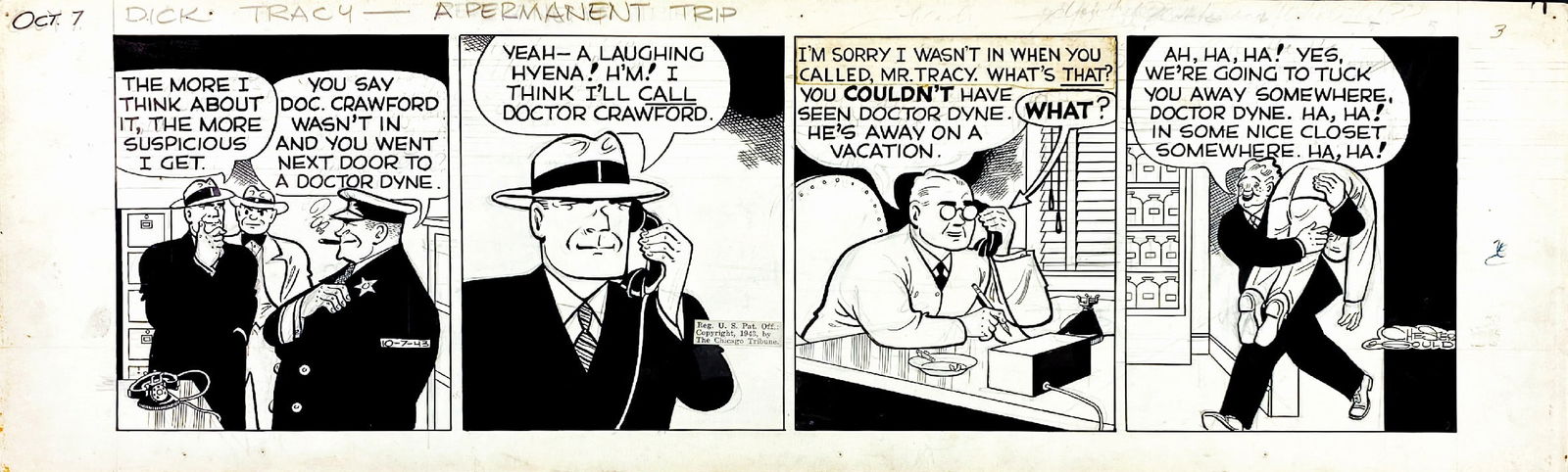 GOULD  -  Dick Tracy: A Permanent Trip (1 of 1)