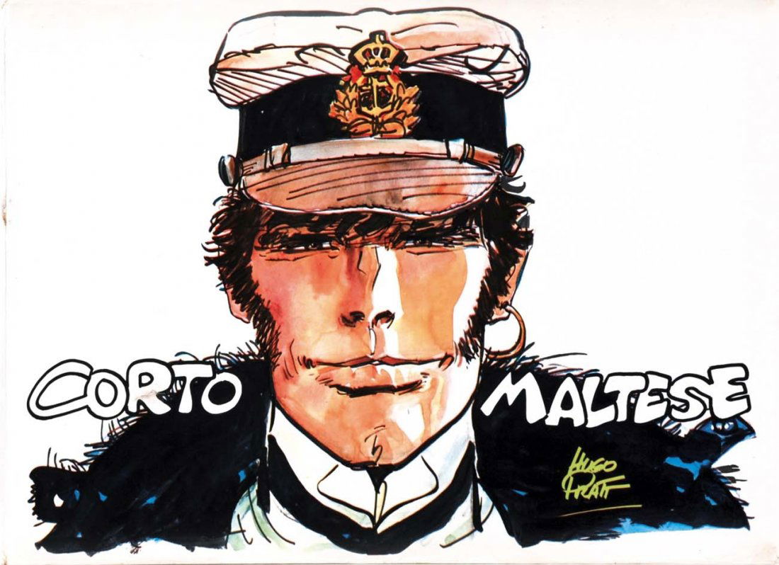 HUGO PRATT Corto Maltese: HUGO PRATT Corto Maltese - Completed by the dust-jacket with some small marginal tears; no lackings. Great conditions. Published in 1971. Etat de neuf. Des toutes petites déchirures au bord de la r