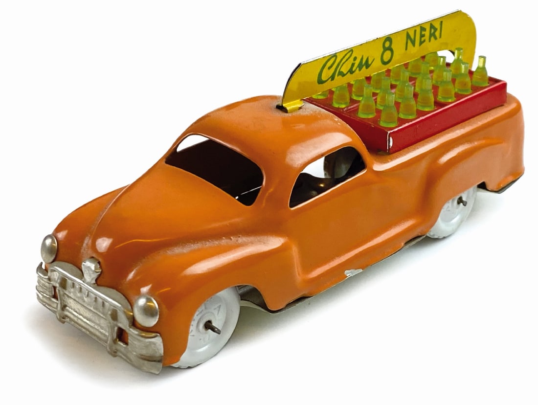 Furgoncino Chinotto Neri: Modellino Marchesini in latta, primi anni '60. Cm 12. Eccellente stato. ENG Marchesini tin model, early '60s. 12 cm. Excellent condition.