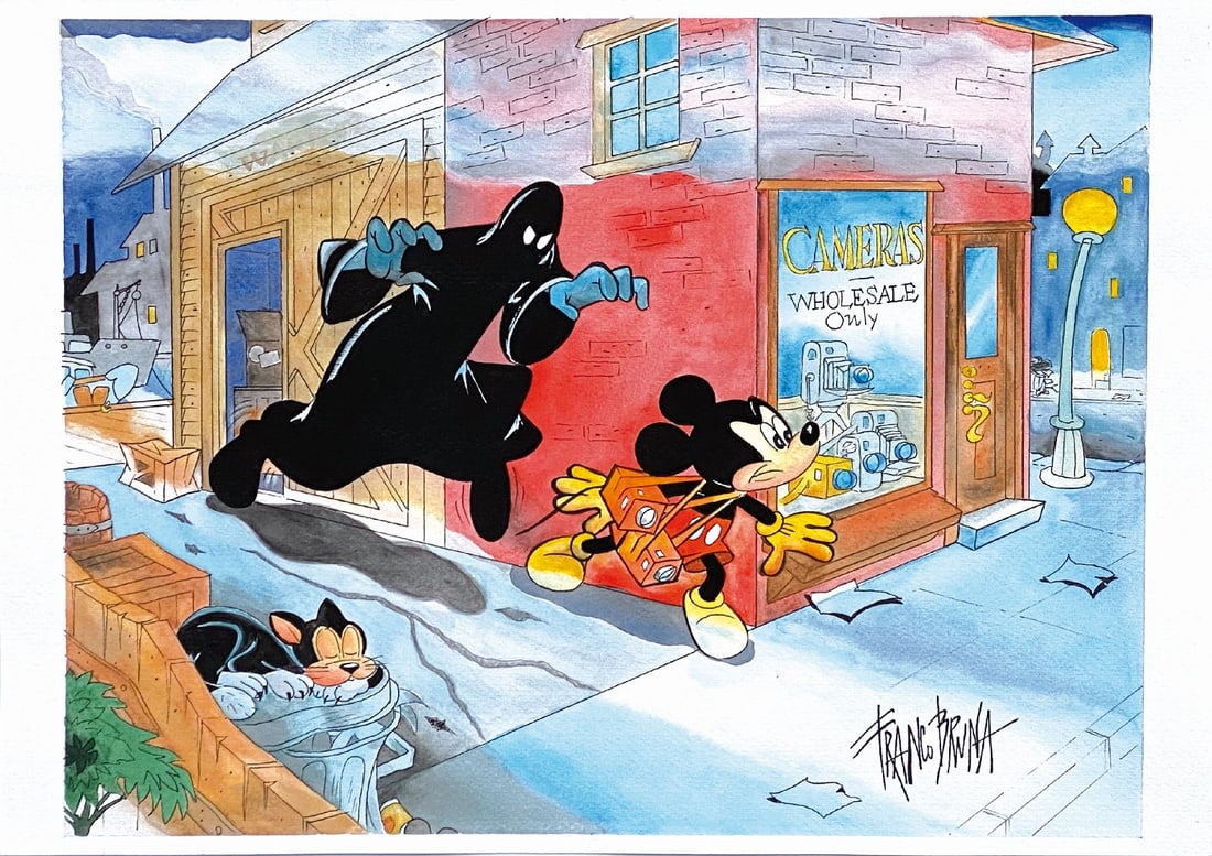 FRANCO BRUNA  -  Topolino e Macchia Nera (1 of 1)