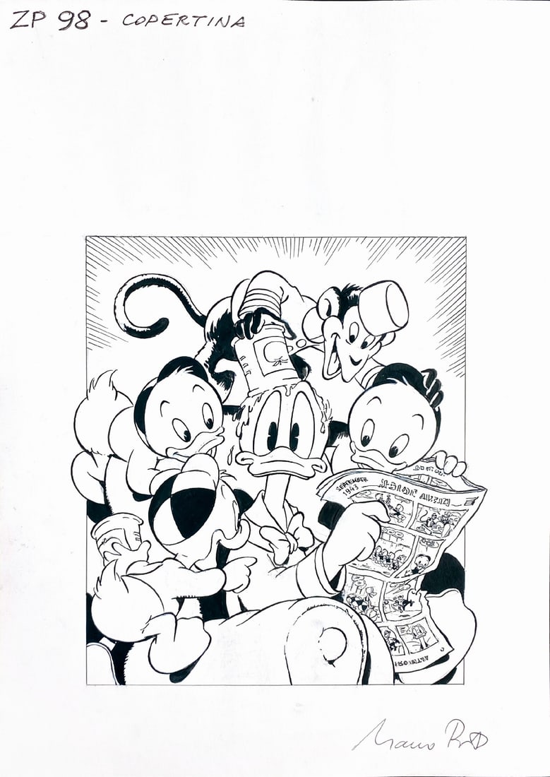 ROTA  -  Copertina Zio Paperone n. 98 (1 of 2)