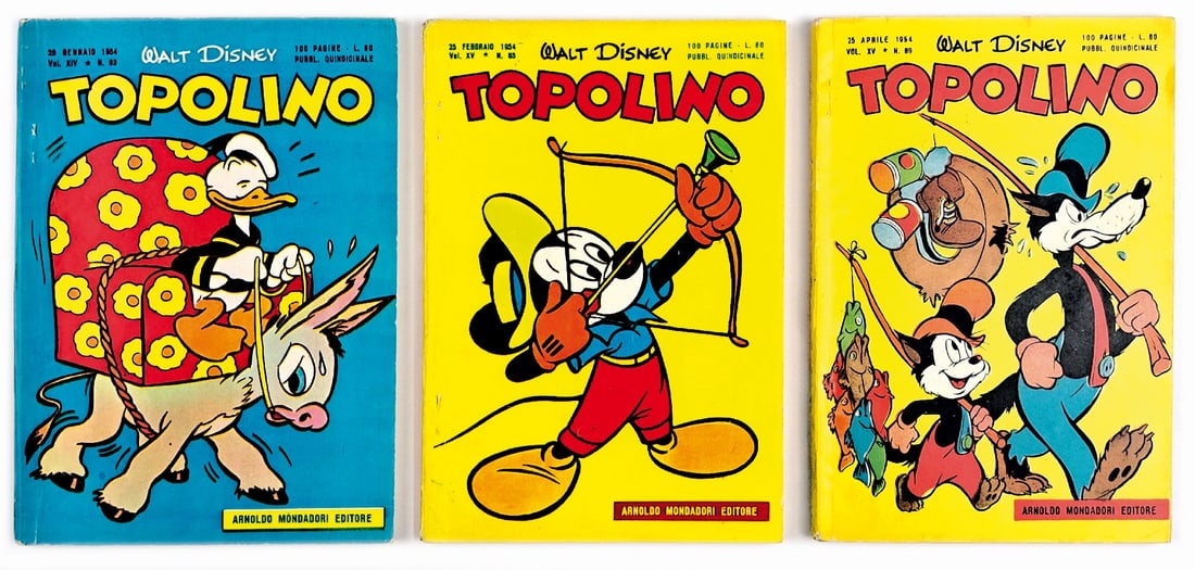 Topolino Libretto n. 83, 85, 89 (1 of 1)