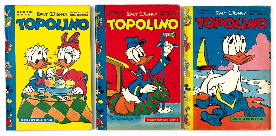Topolino Libretto n. 121, 122, 123 (1 of 1)