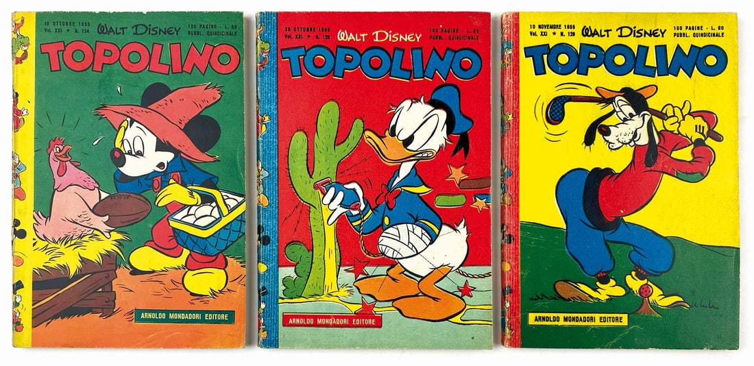 Topolino Libretto n. 124, 125, 126 (1 of 1)