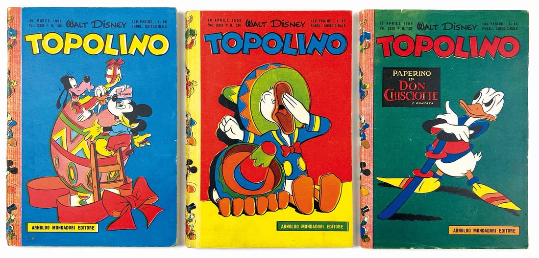 Topolino Libretto n. 135, 136, 137 (1 of 1)