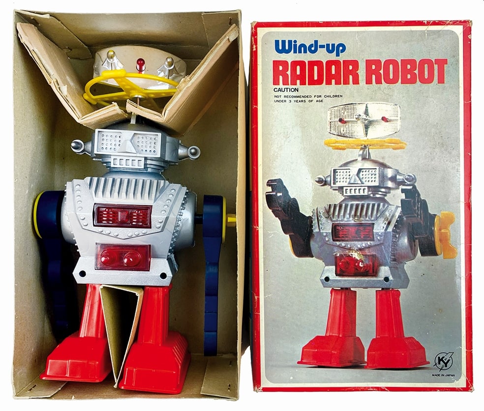 RADAR ROBOT WIND-UP ORIGINAL BOX (1 of 1)