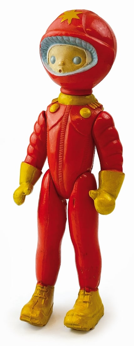 COSMONAUTA SOVIETICO: Russia, anni '60. In bachelite, cm 25. Buono stato, una crepa ad una gamba. ENG Russia, 1960s. In bakelite, cm 25. Good condition, a crack on a leg.