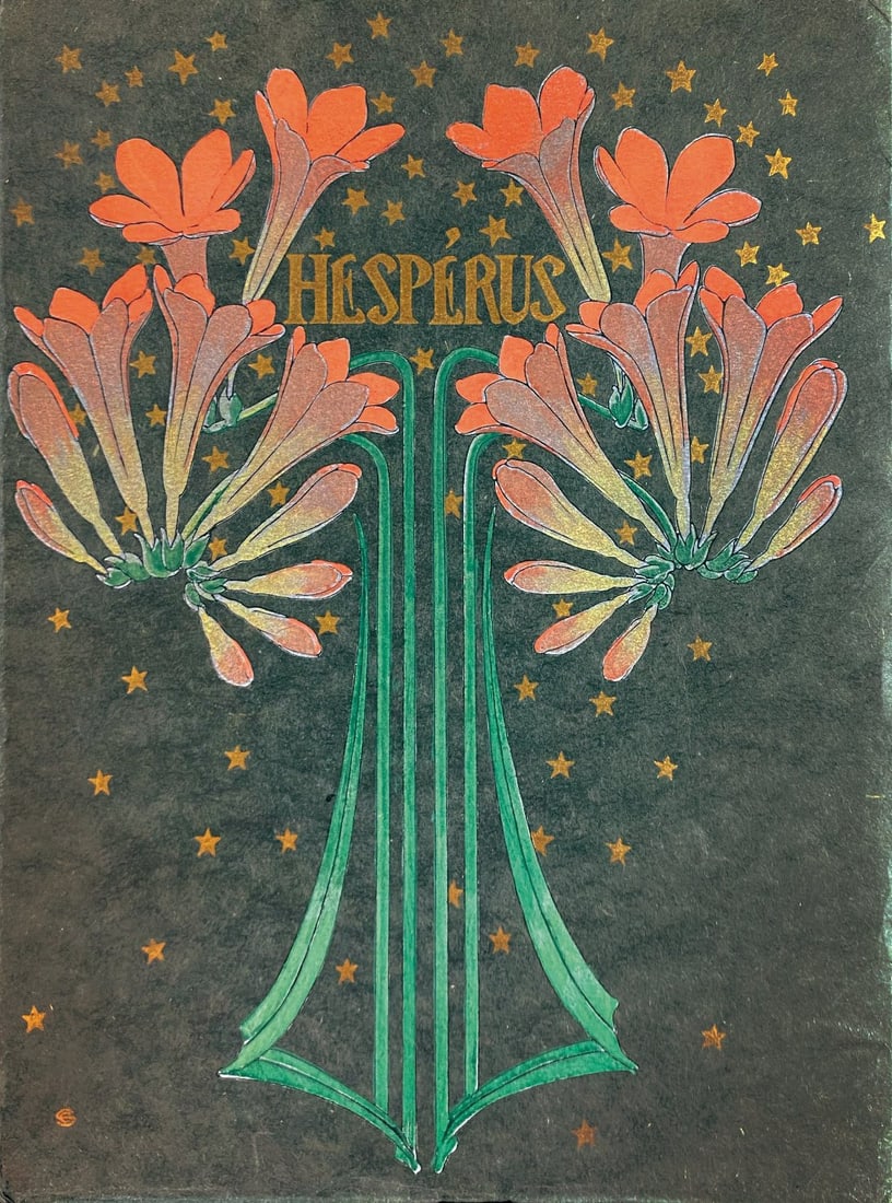 CARLOS SCHWABE - Hesperus: Societe' de Propagation des Livres d'Art, Paris, 1904. Tiratura complessiva a 165 esemplari, no­stro uno dei 25 esemplari nominativi, destinati ai collaboratori (esemplare n. 150, impresso per Monsie