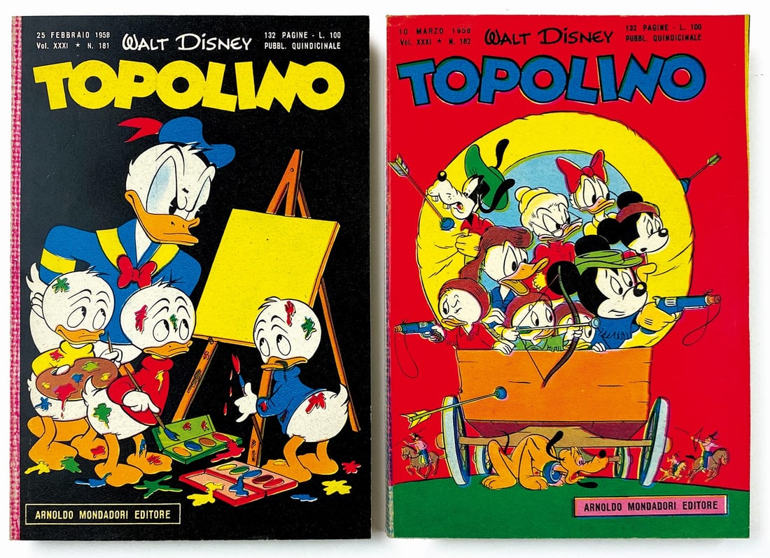 Topolino Libretto n. 181; 182 (1 of 1)