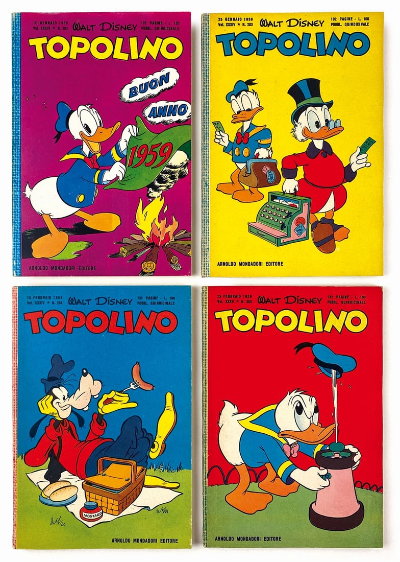 Topolino Libretto n. 202 a 205 (1 of 1)
