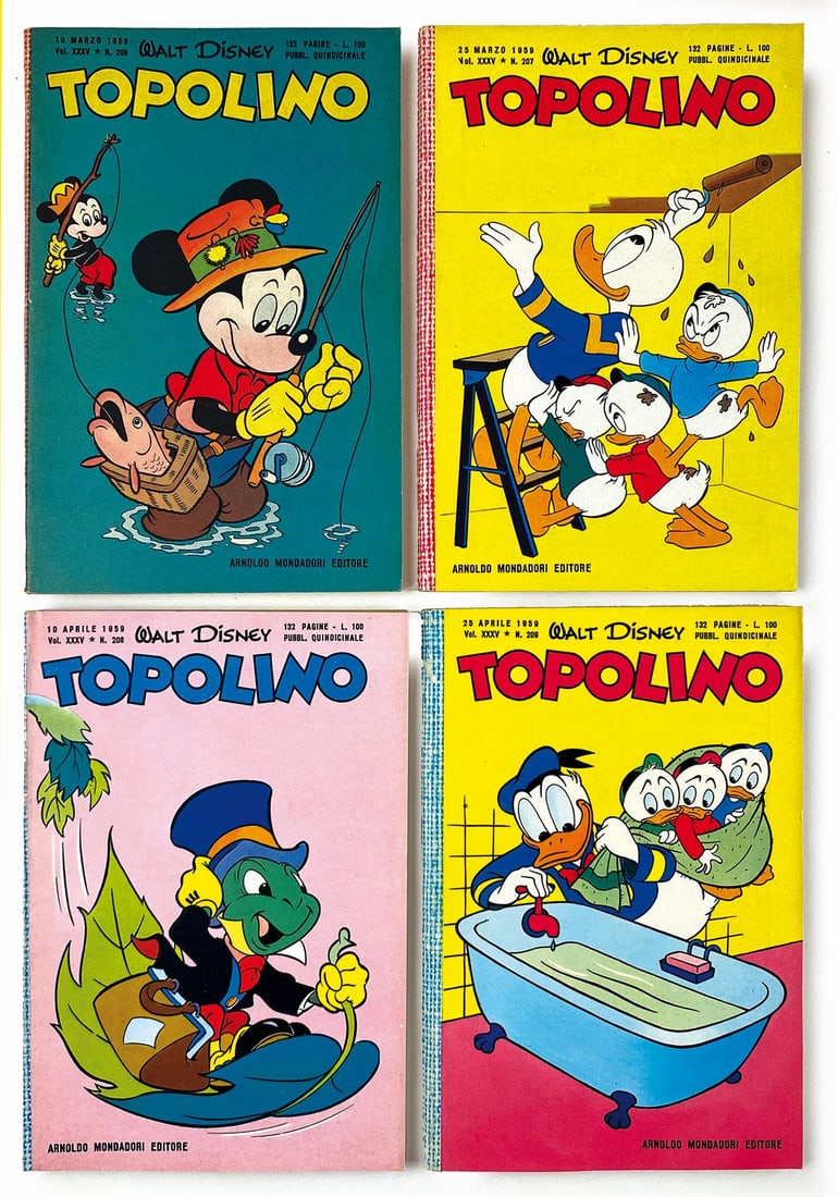 Topolino Libretto n. 206 a 209 (1 of 1)