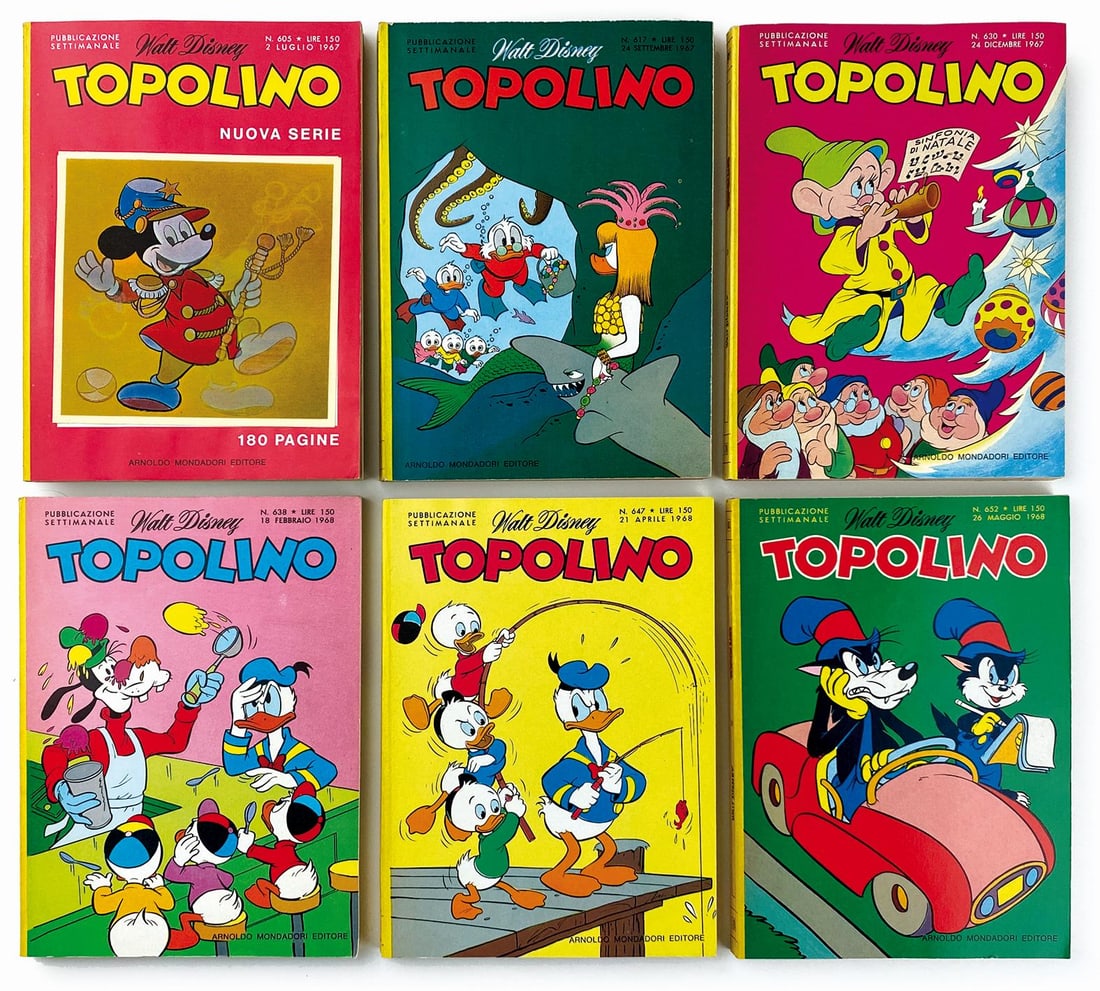 Topolino Libretto n. 605 a 699 (1 of 2)