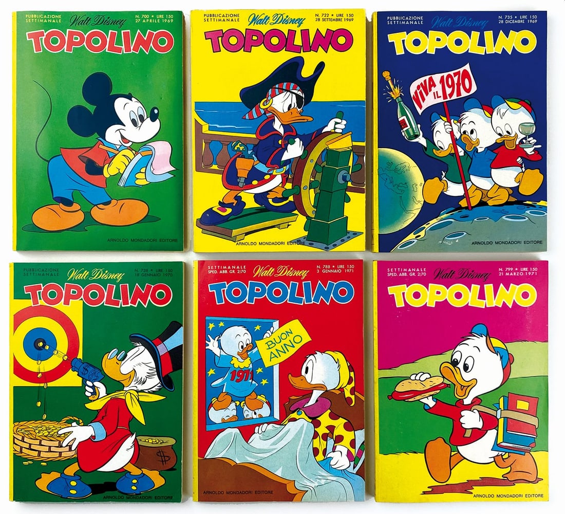 Topolino Libretto n. 700 a 799 con Monete (1 of 3)