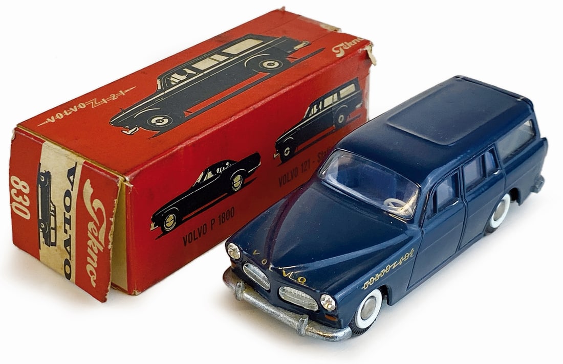 Volvo 121 Familiare #830 con scatola: Tekno 1:43. DK, anni '60. Completo di scatola originale in discreto stato, auto in ottimo stato.