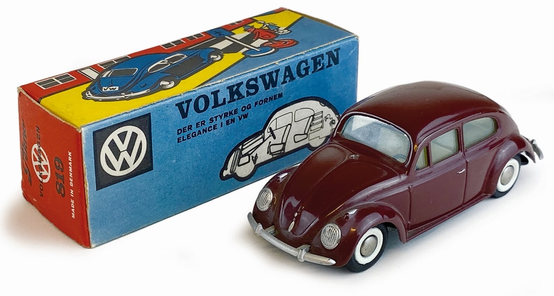 VW Folkevogn #819 con scatola: Tekno 1:43. DK, anni '60. Completo di scatola originale. Ottimo stato.