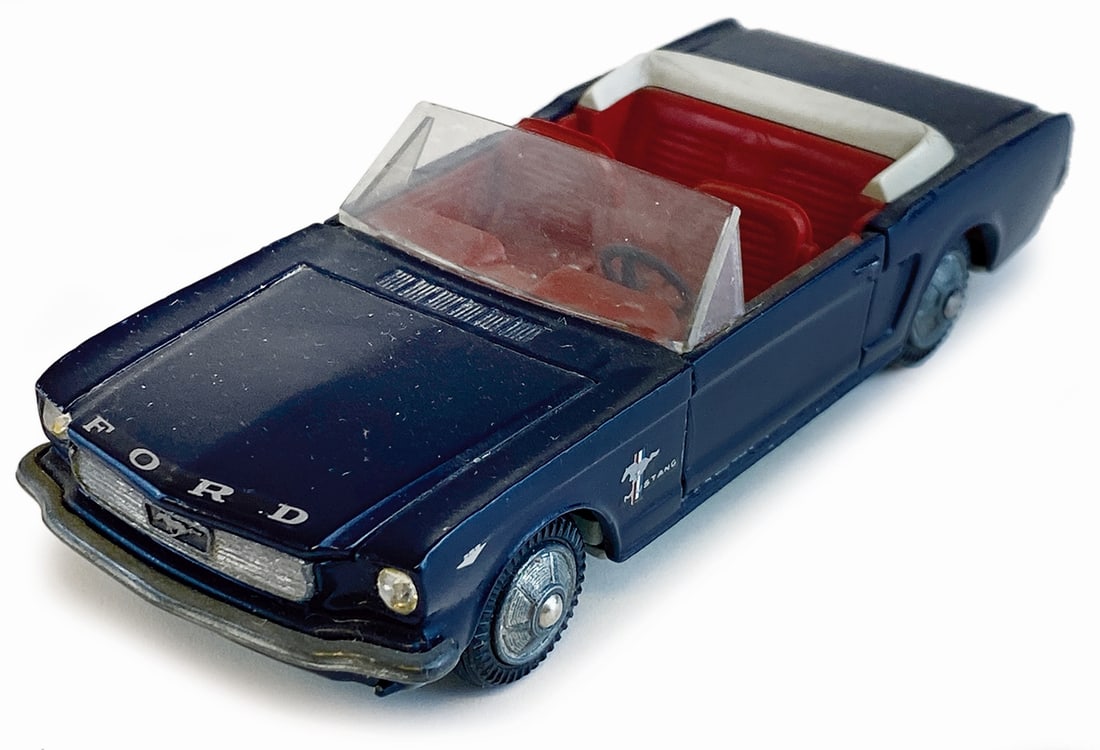 Ford Mustang Spider Dark Blue #833: Tekno 1:43. DK, anni '60. Ottimo stato.