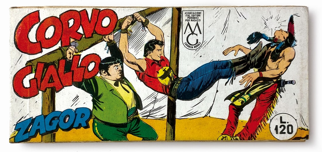 Zagor Corvo Giallo: Raccoltina n. 9. Supplemento alla Collana Lampo. Brossura cm 7,5x15,5. Edicola, copertina bianca ottimamente preservata, cruciverba non giocati. ENG